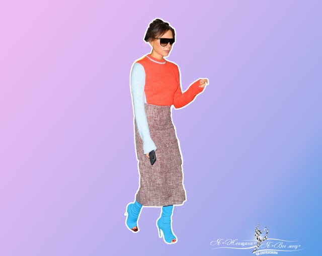 Как носить яркие наряды: учимся у Виктории Бекхэм - «Мода»