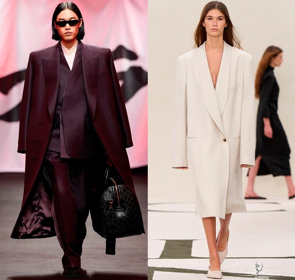 Пальто прямого кроя