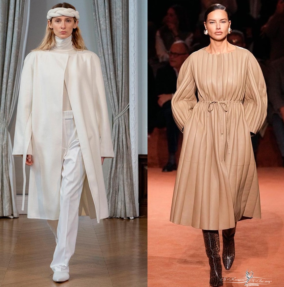 Пальто без воротника