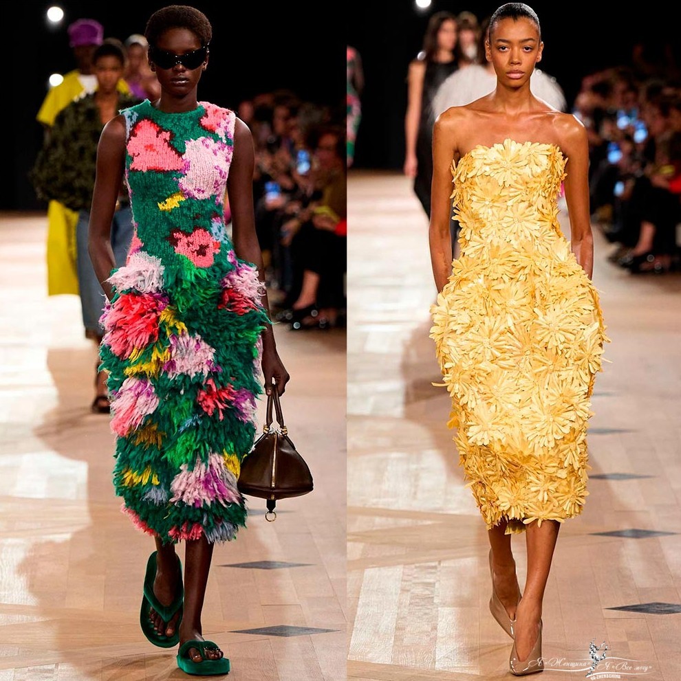 Объёмные цветы, как модный декор одежды 2026 года - «Мода»