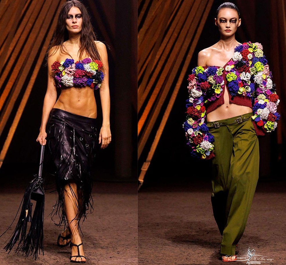 Цветы из ткани в тренде