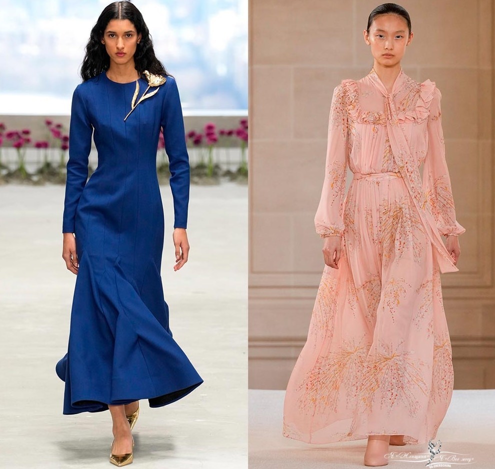 Строгие вечерние платья