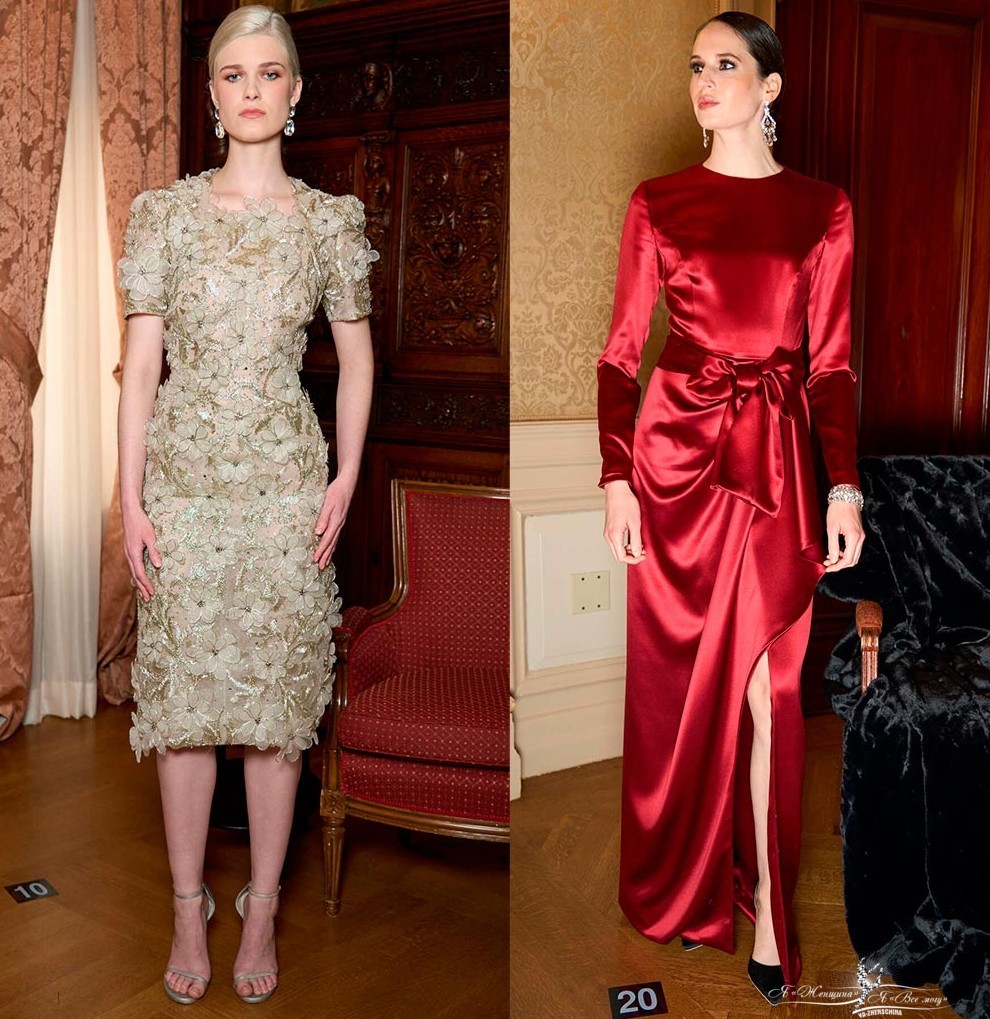 Строгие вечерние платья