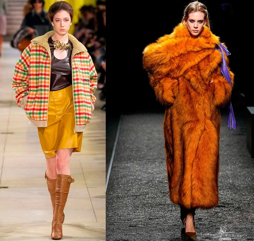 Цветовая палитра осени в одежде