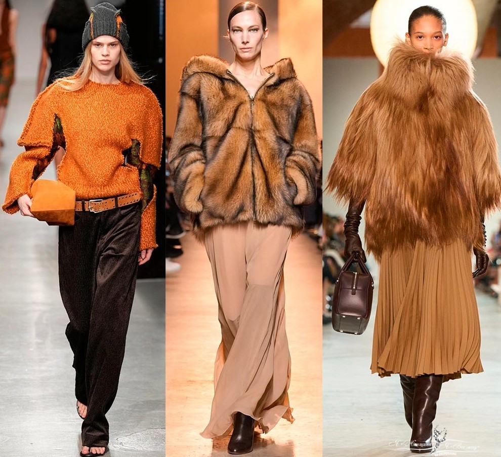 Цветовая палитра осени в одежде