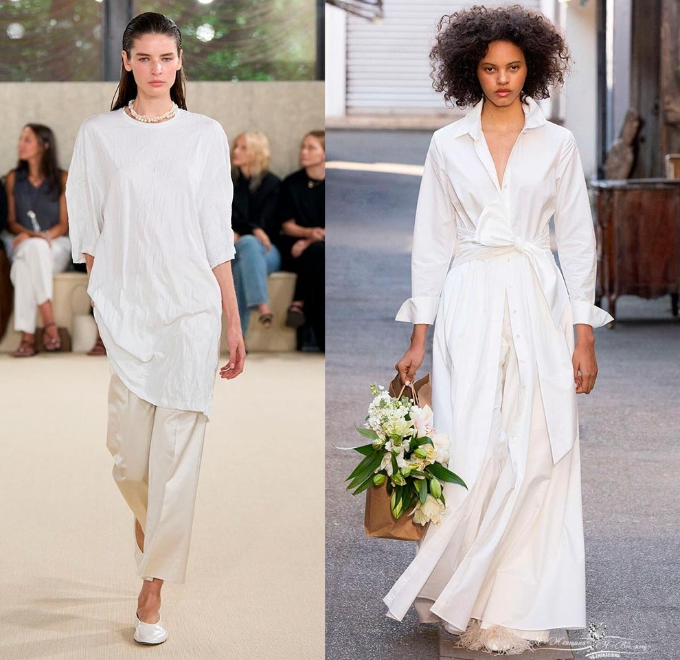 Модные белые образы 2026