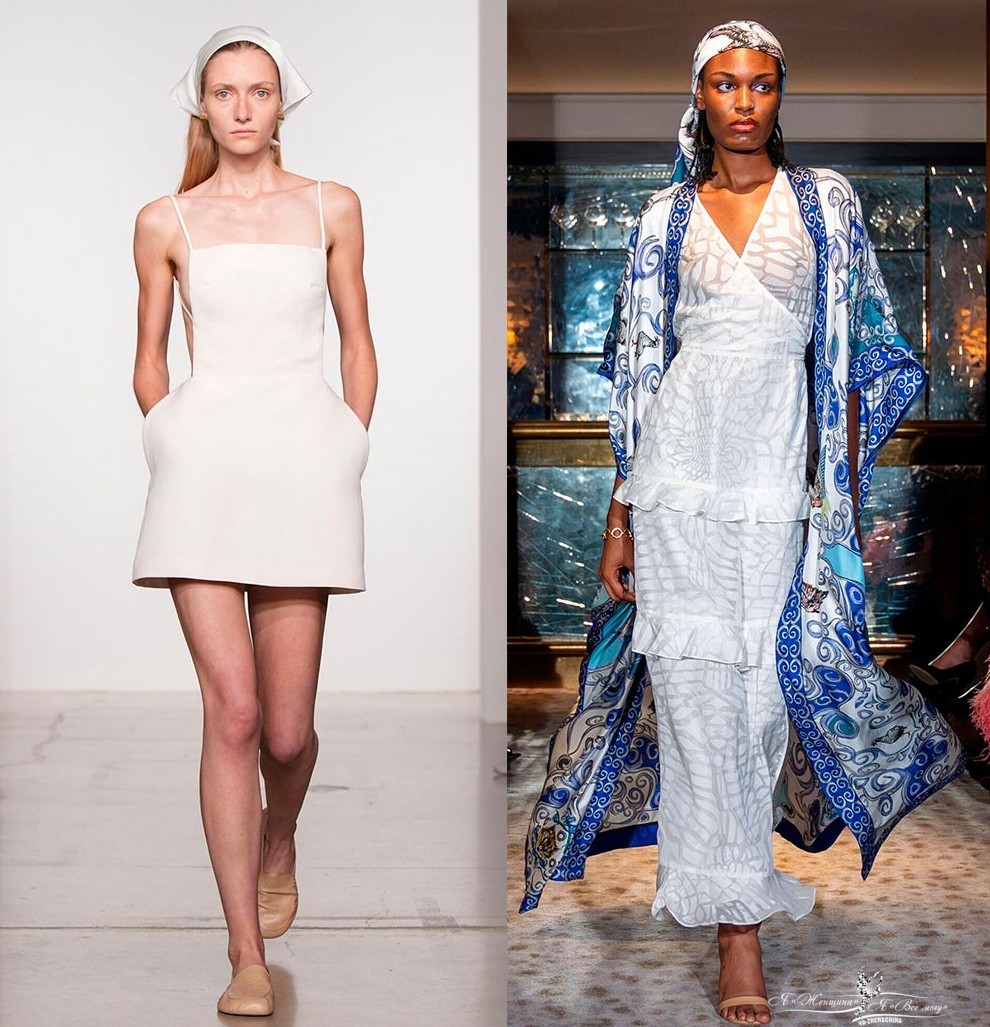 Как закрепить косынку на голове