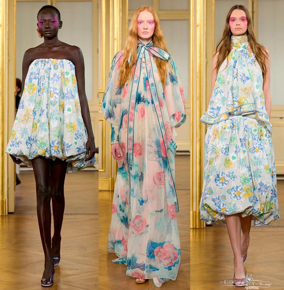 Красивые платья с принтами