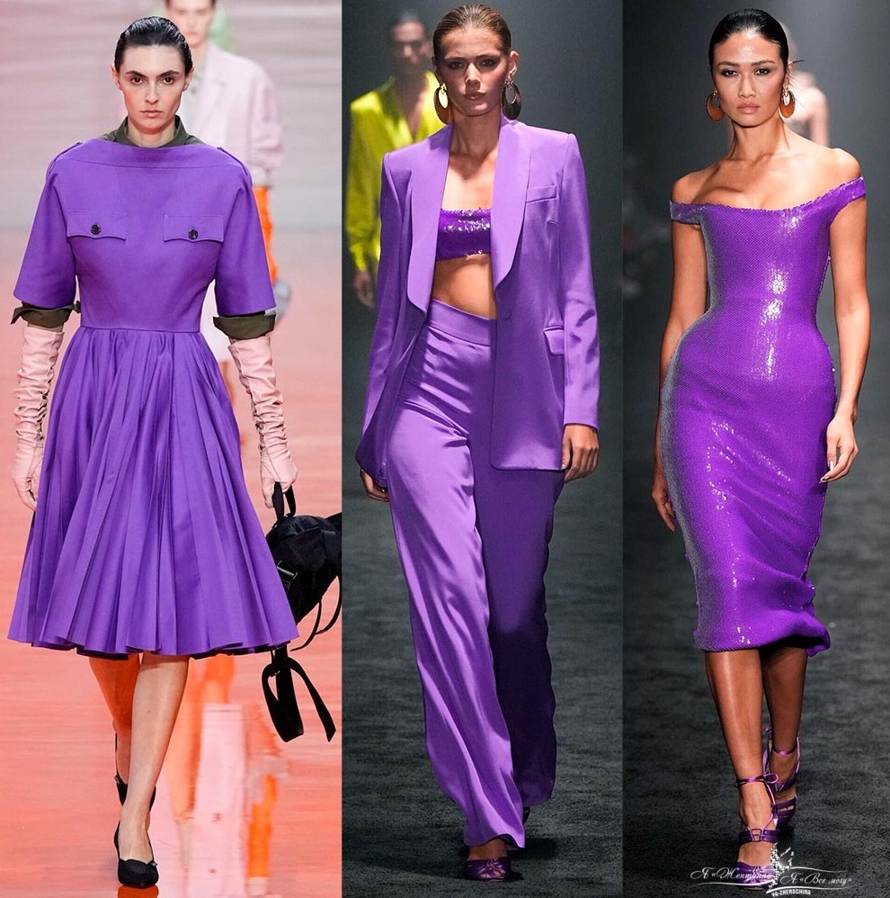 Фиолетовый в одежде 2026