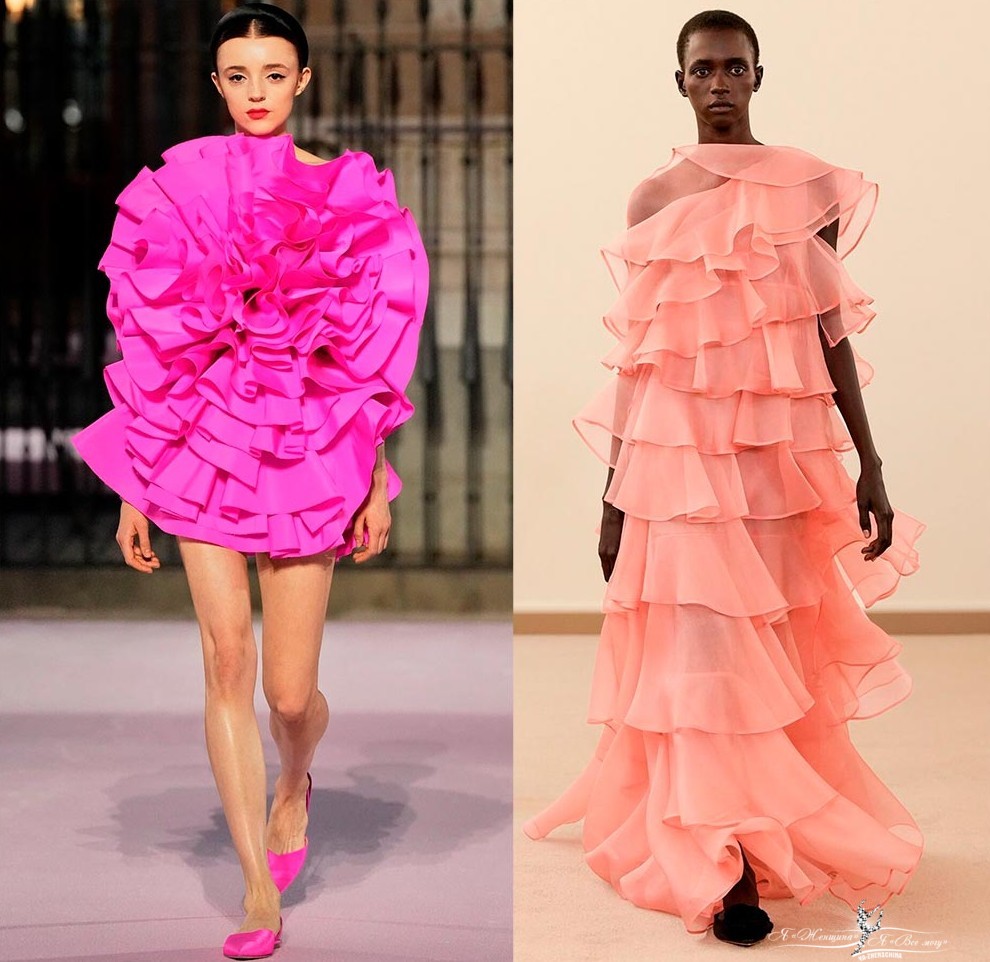 Модные пышные платья