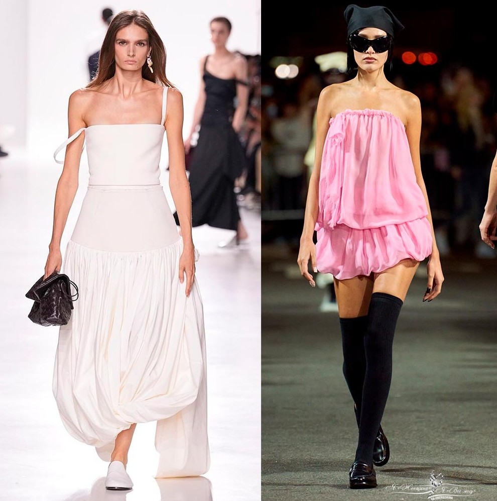 Модные платья и юбки-баллоны 2026 - «Мода»