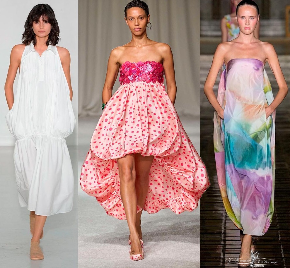 Красивые платья-баллоны