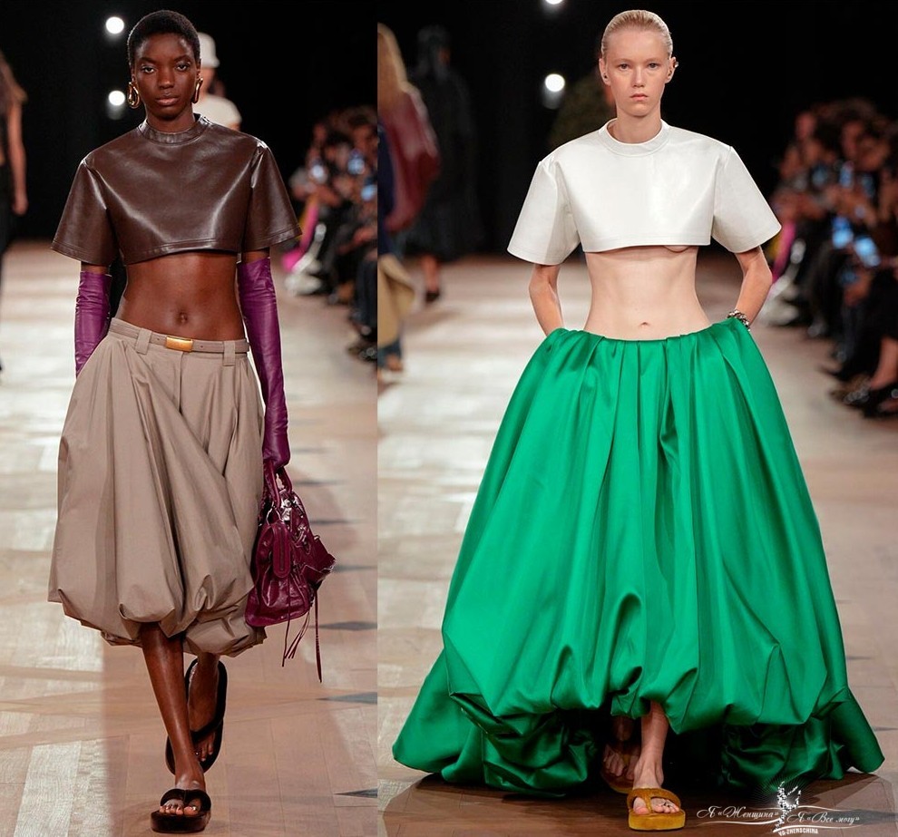 Модные юбки Balenciaga