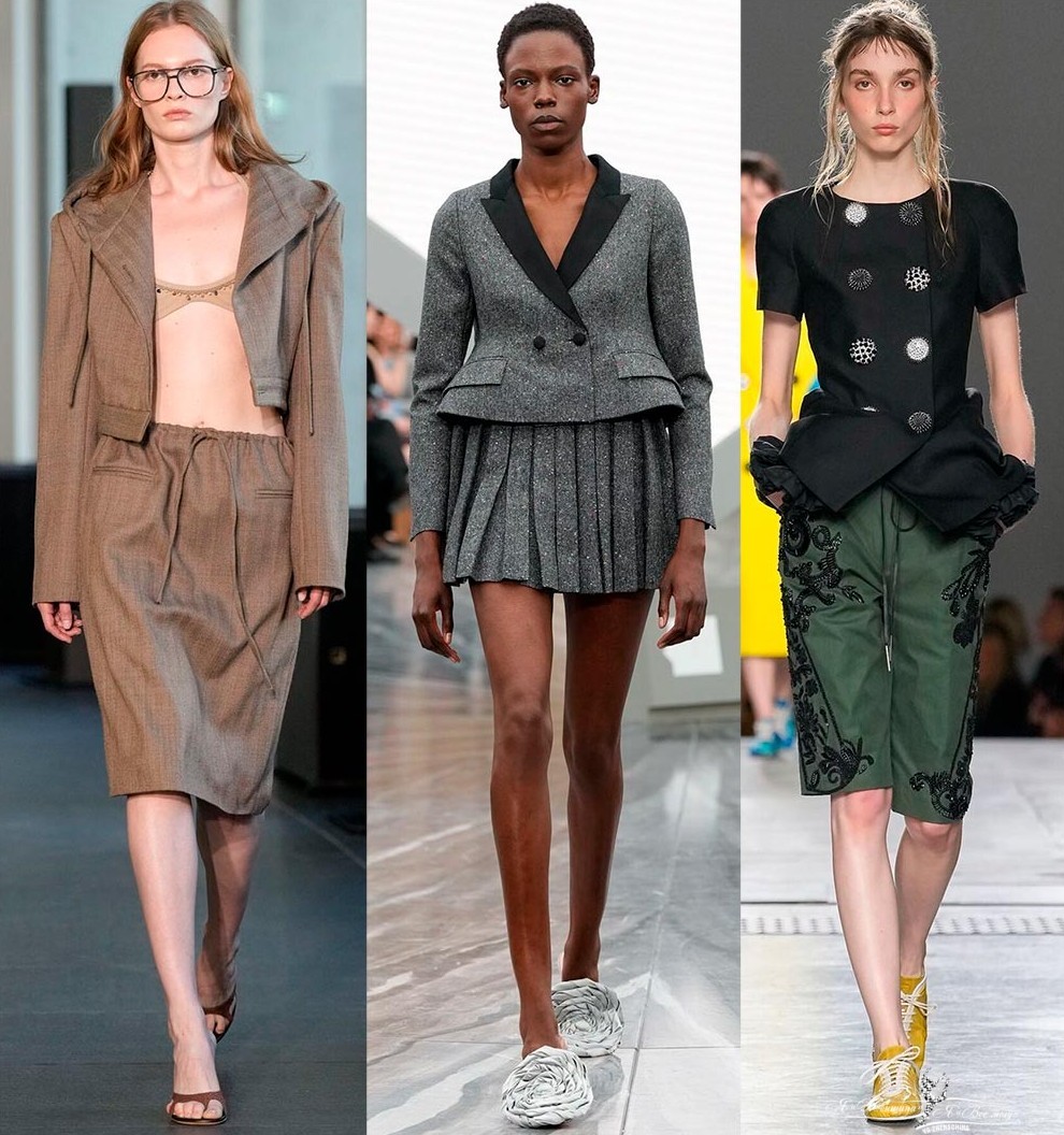 Тренд на укороченные жакеты