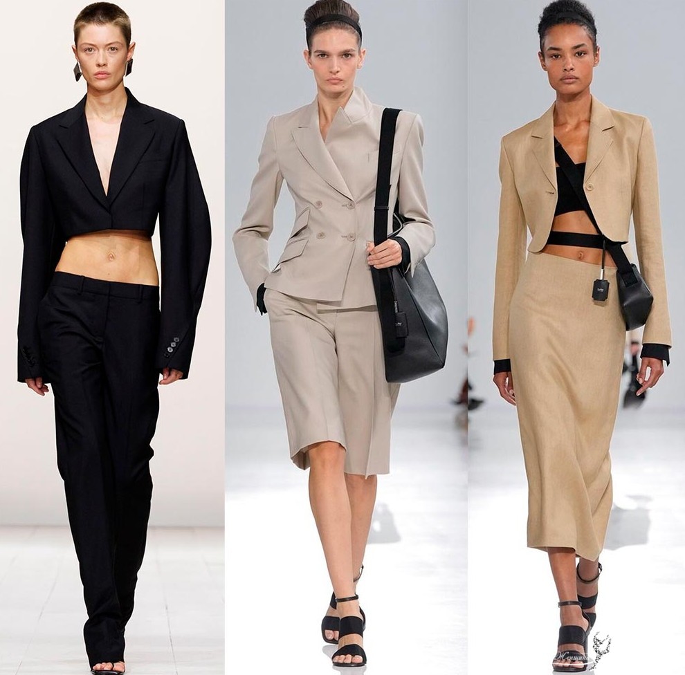 Тренд на укороченные жакеты