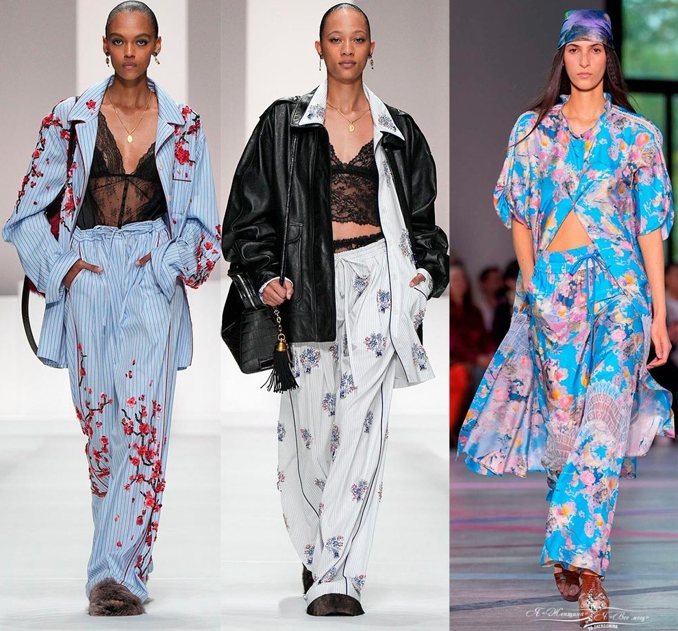 Пижамный стиль в тренде