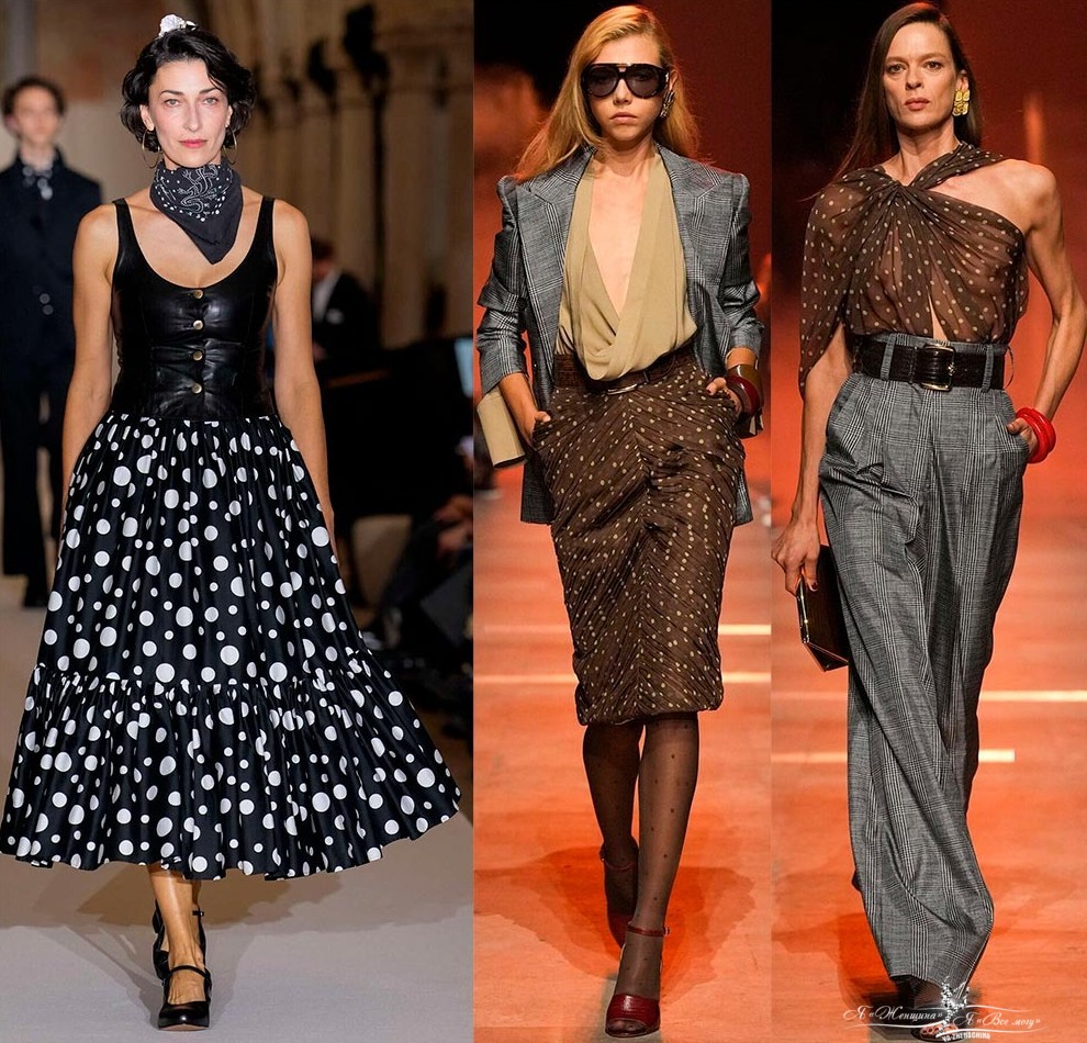 Принт горох на одежде 2026