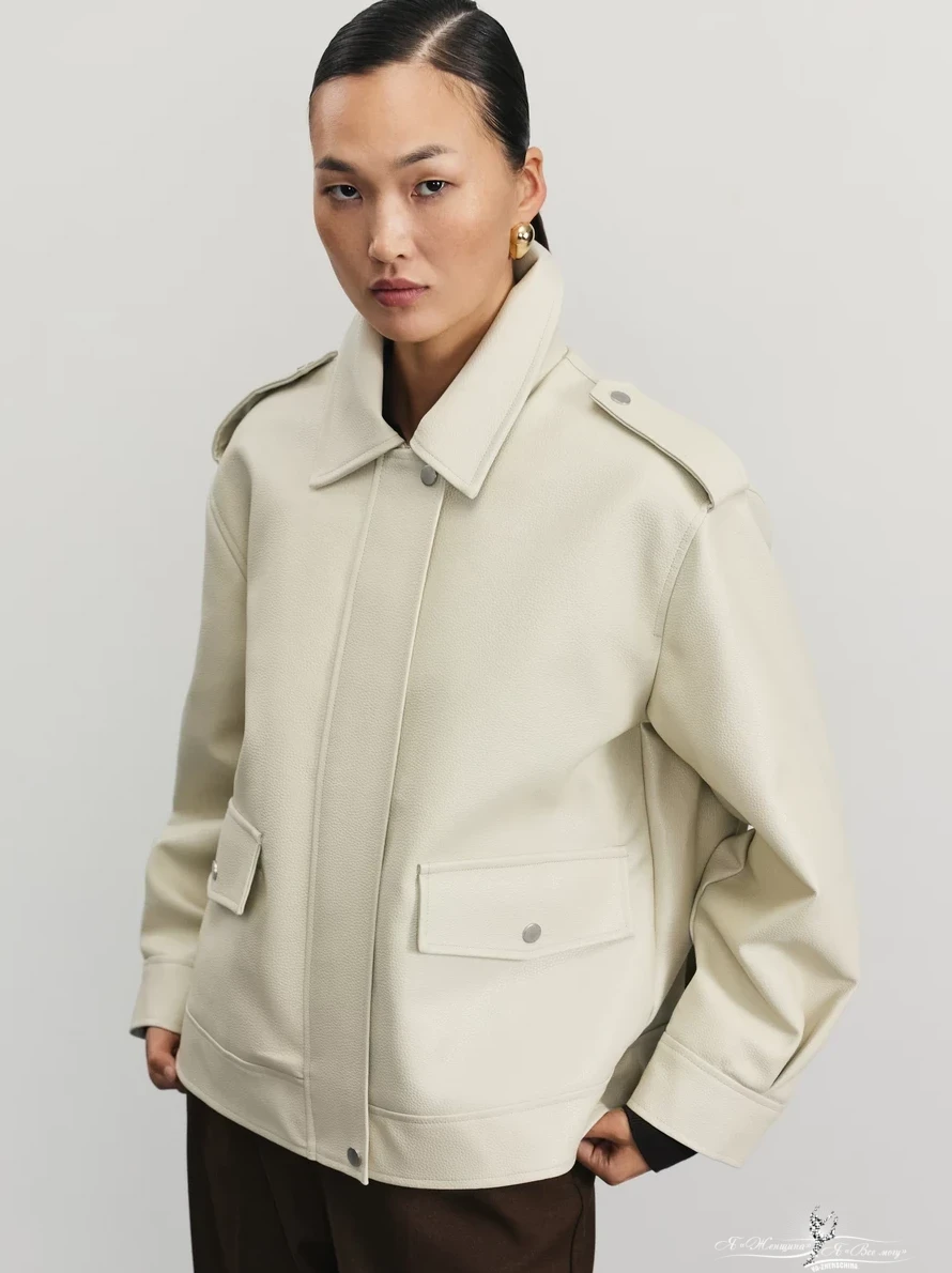 Кожаная куртка Zarina