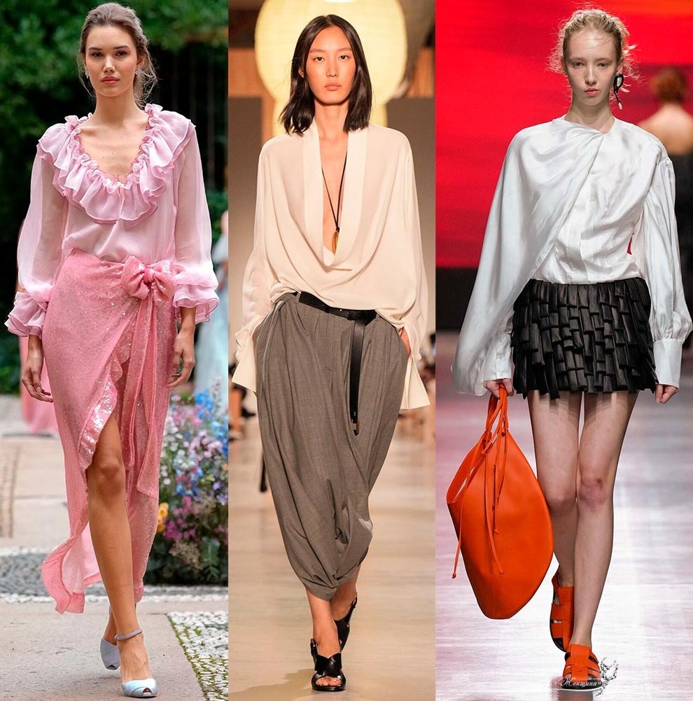 Модные романтичные блузки