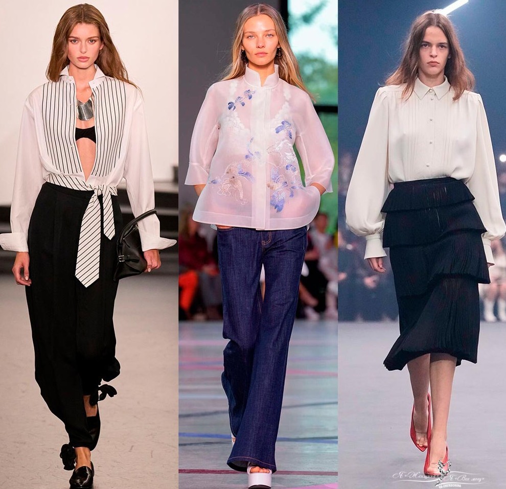 Модные романтичные блузки