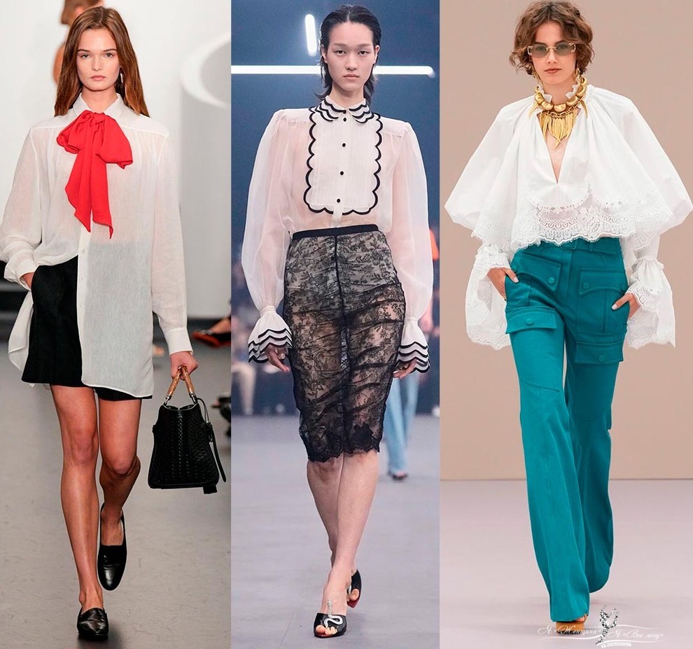 Романтические блузки 2026