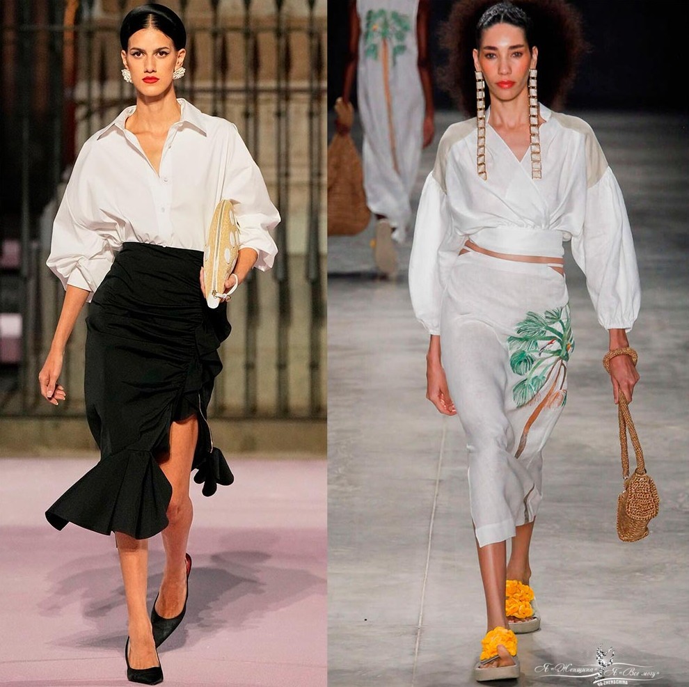 Рубашки в романтическом стиле