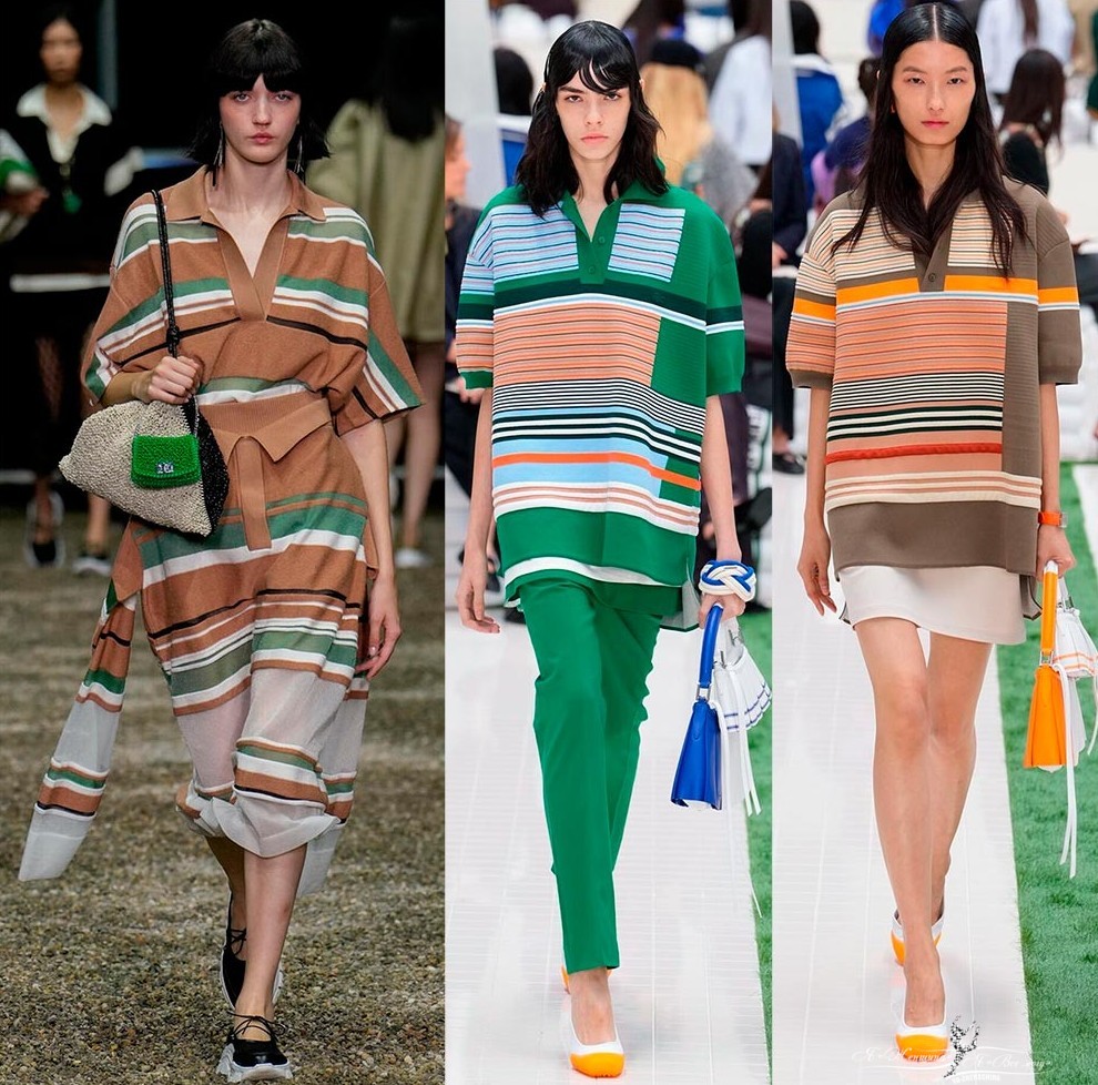 Красивый полосатый принт