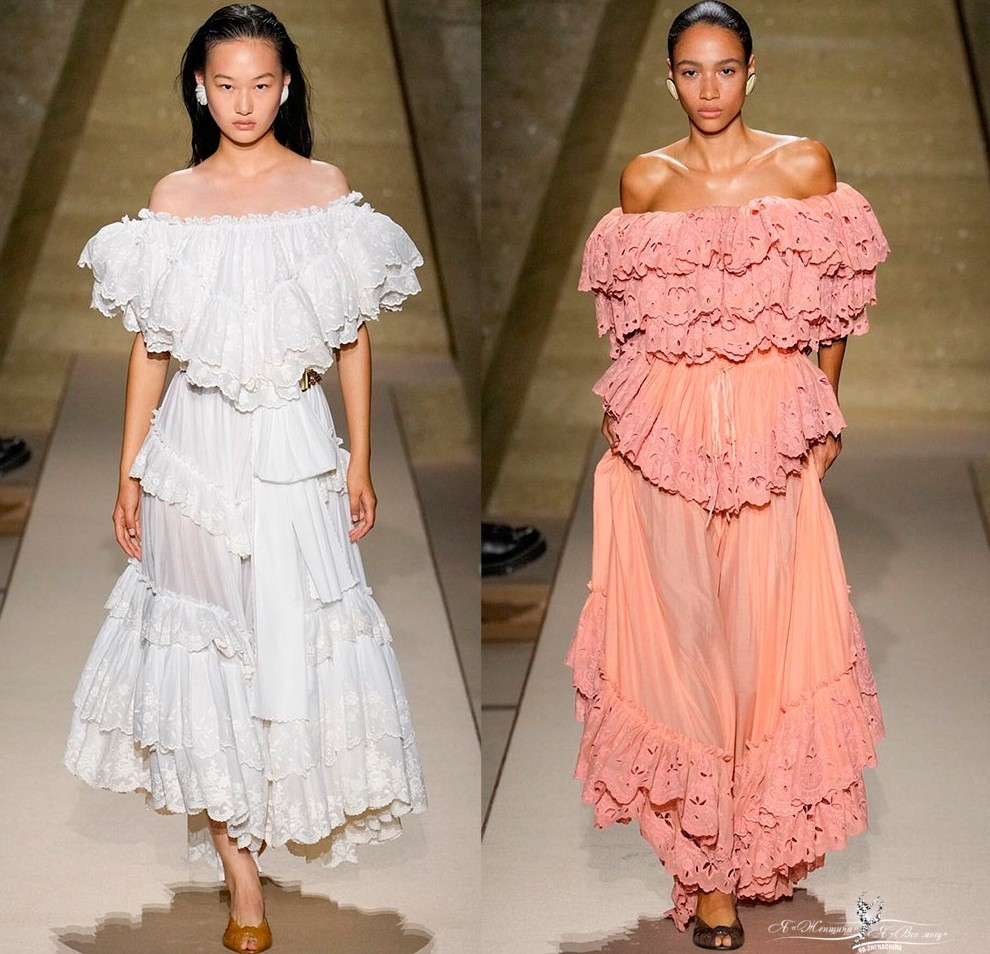 Красивые женственные платья Chloé