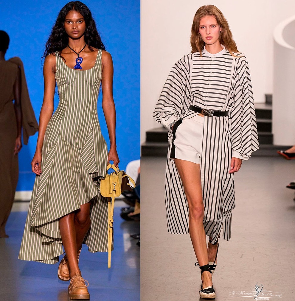 Платья в полоску 2026